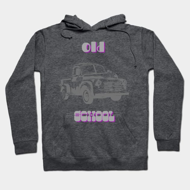 Old school truck Hoodie by Rickido